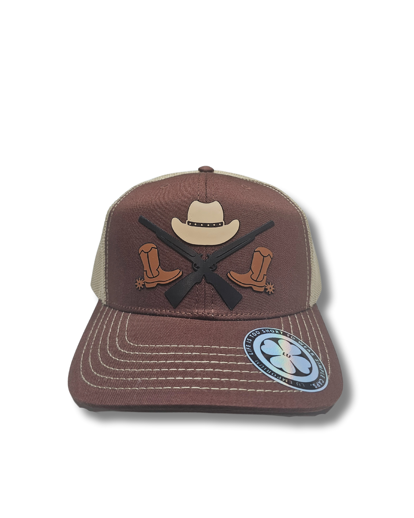 TRUCKER CAP Black/ 3d design, Gorra 112
