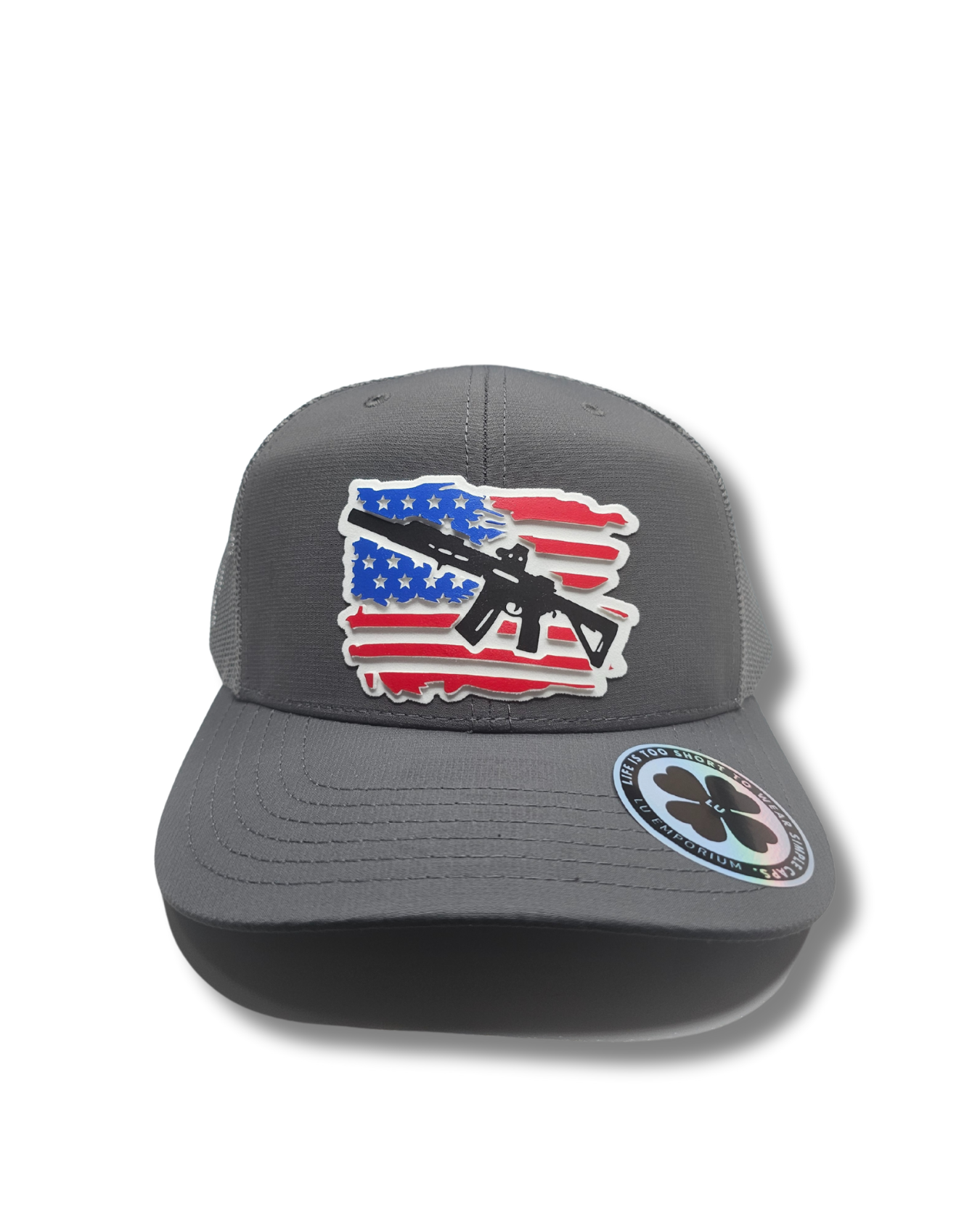 TRUCKER CAP Black/ 3d design, Gorra 112