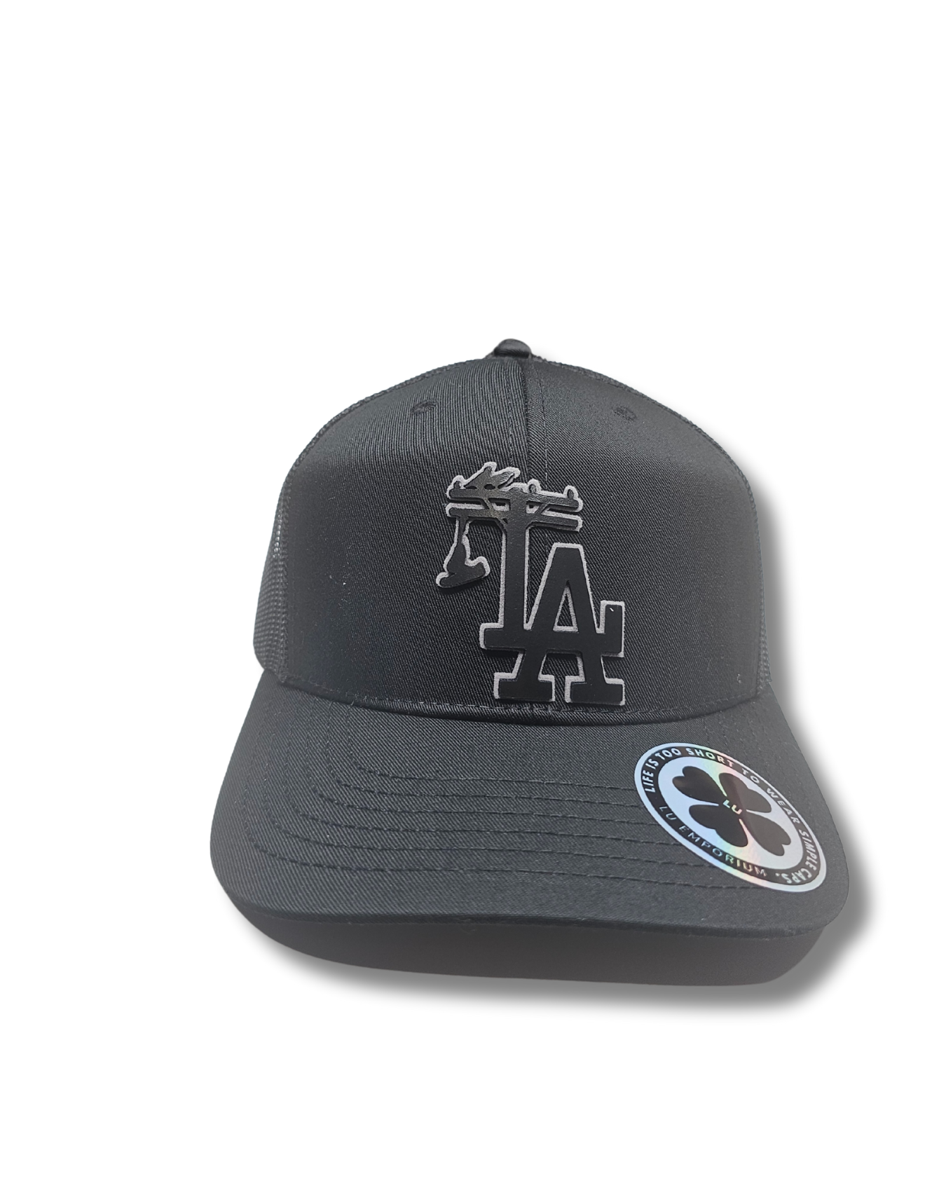 TRUCKER CAP Black/ 3d design, Gorra 112