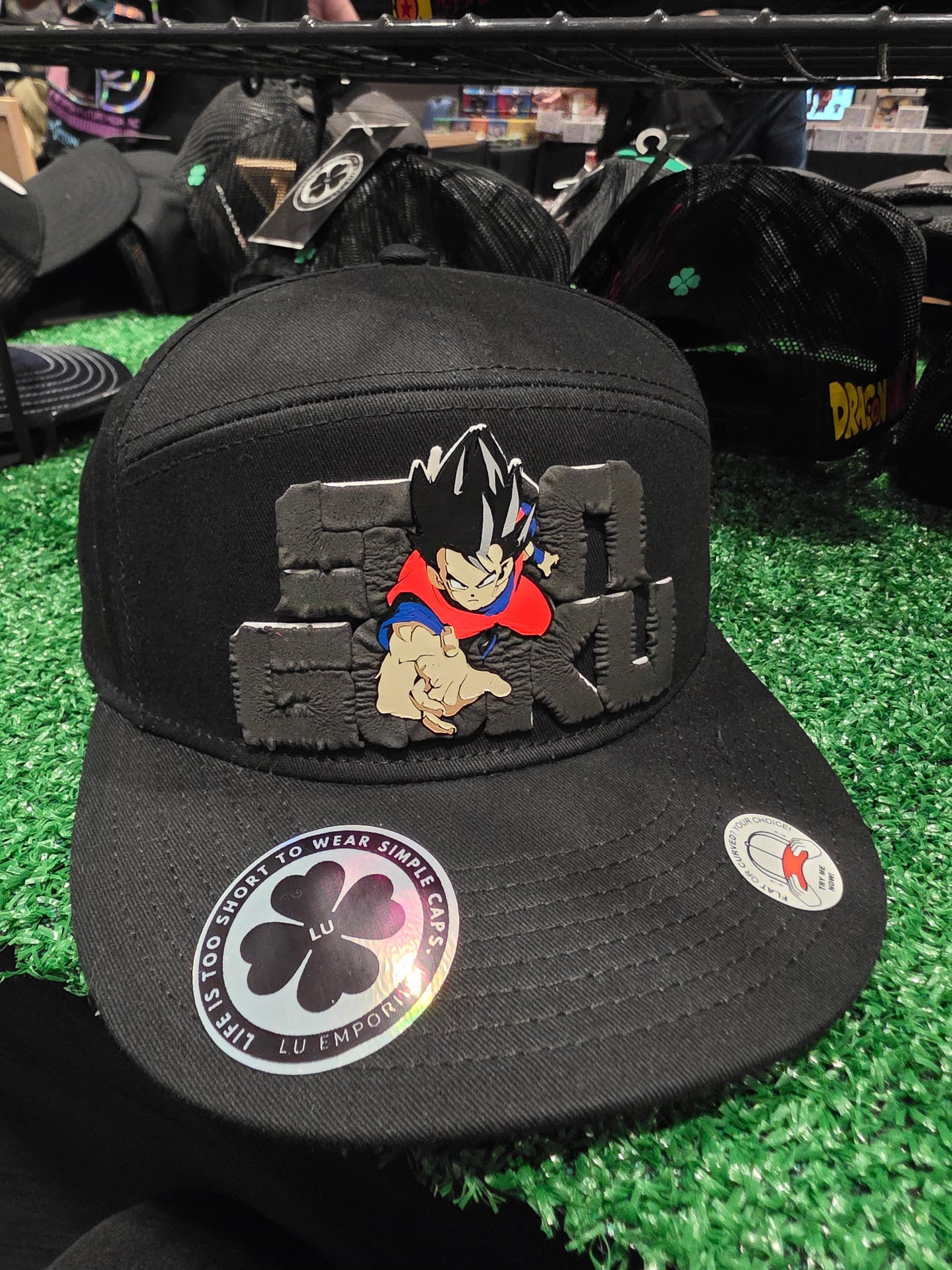 TRUCKER CAP Black/ gku 3d design, Gorra 112