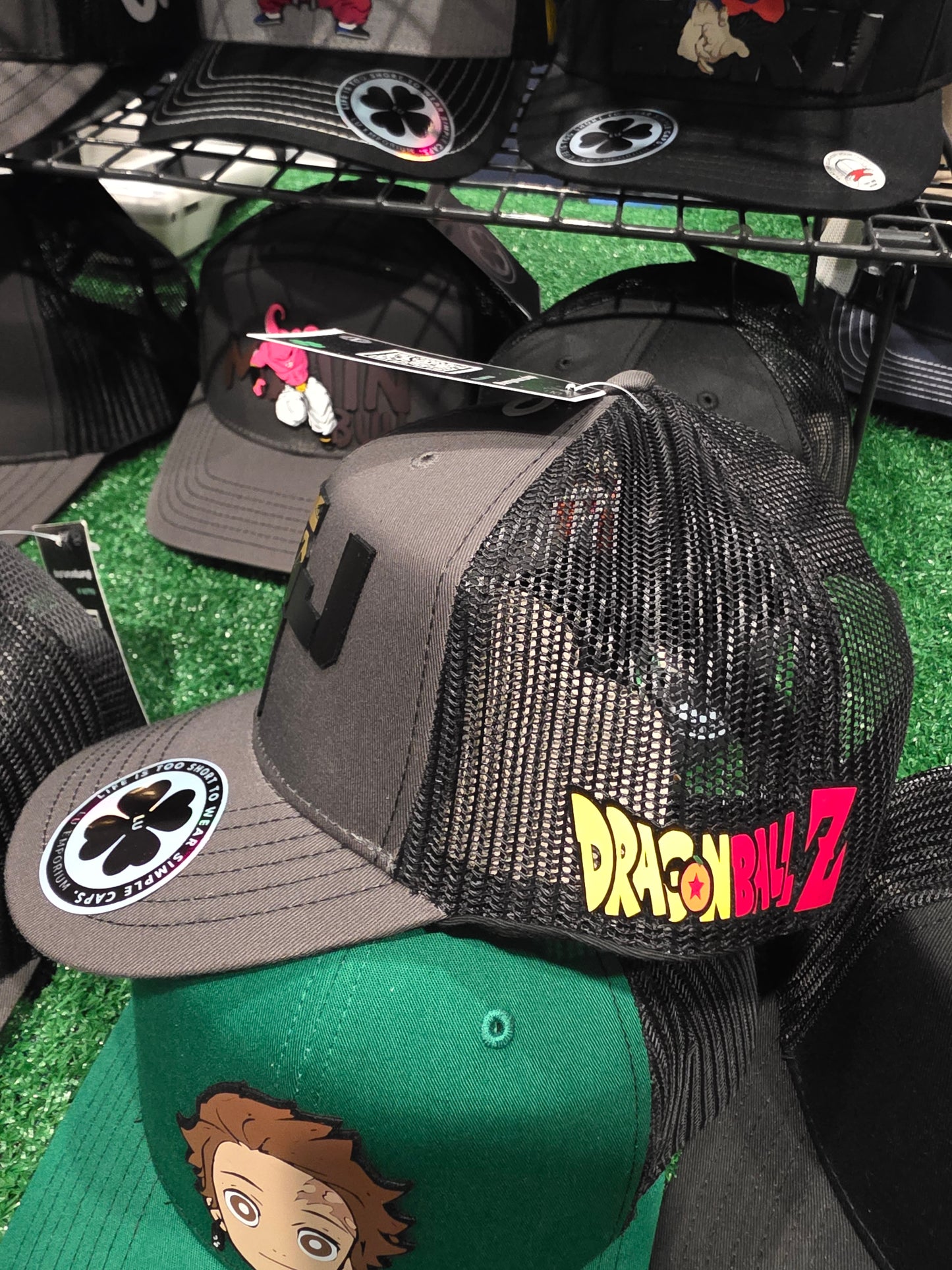 TRUCKER CAP green/ 3d design, Gorra 112