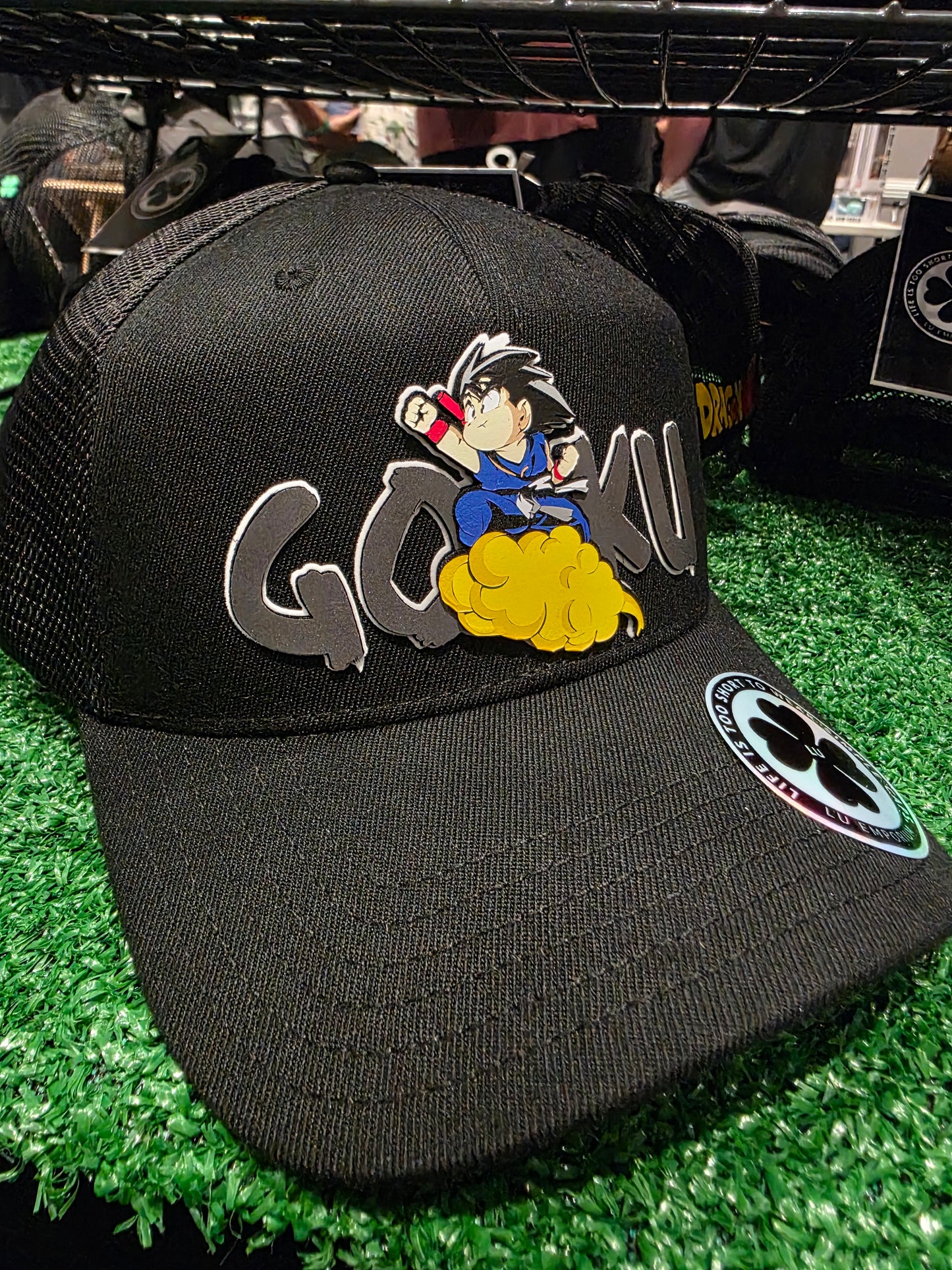 TRUCKER CAP Black/ gku 3d design, Gorra 112