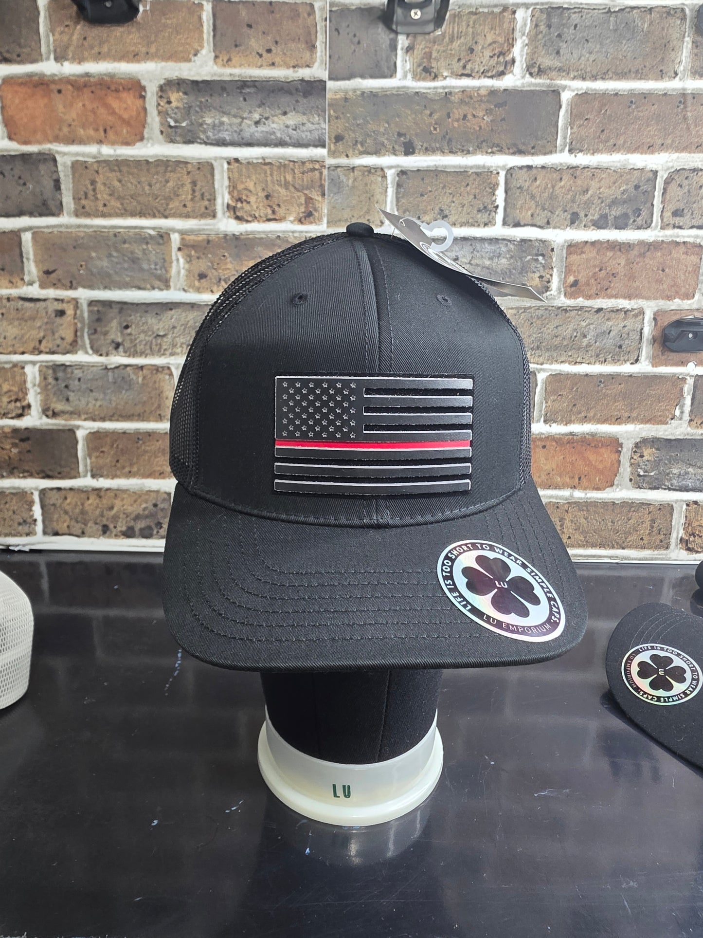 TRUCKER CAP Black/ 3d design, Gorra 112