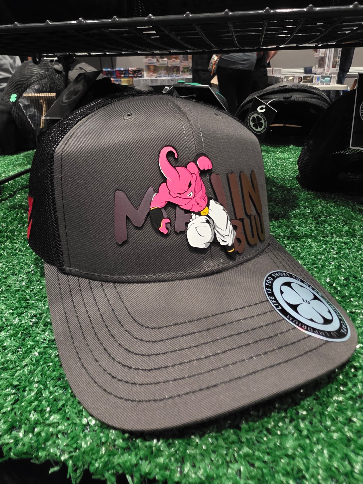 TRUCKER CAP Black/ gku 3d design, Gorra 112