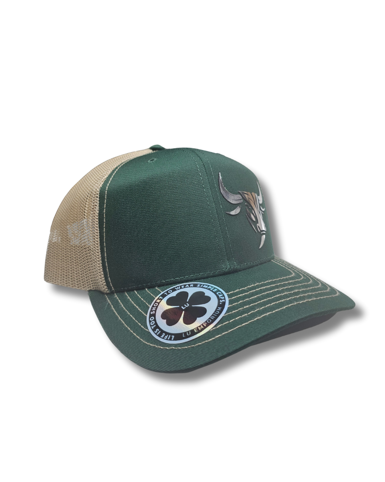 TRUCKER CAP Black/    3d design, Gorra 112