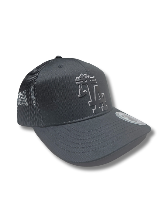 TRUCKER CAP Black/    3d design, Gorra 112