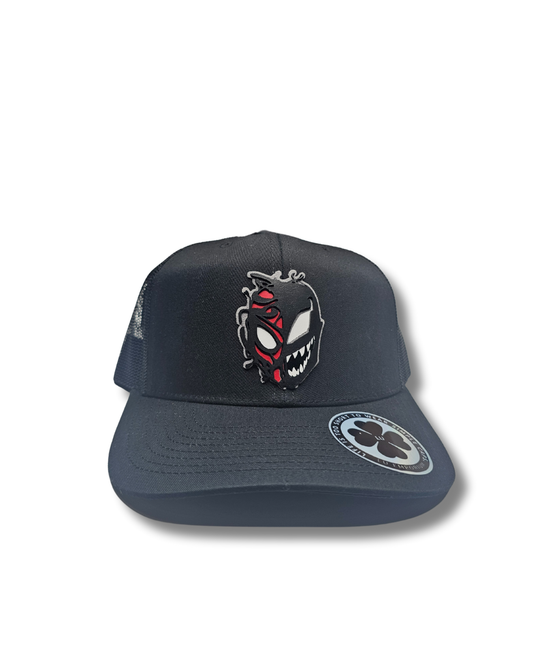 TRUCKER CAP Black/    3d design, Gorra 112