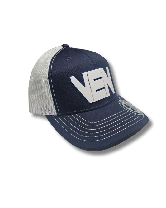 TRUCKER CAP Black/  vzla  3d design, Gorra 112