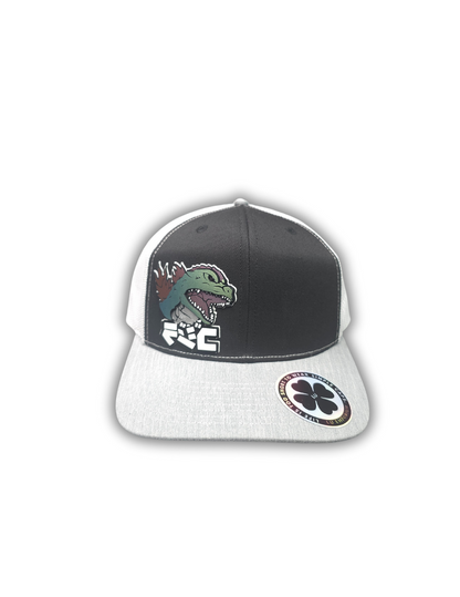 TRUCKER CAP Black gray / whotr mesh drag 3d design, Gorra 112