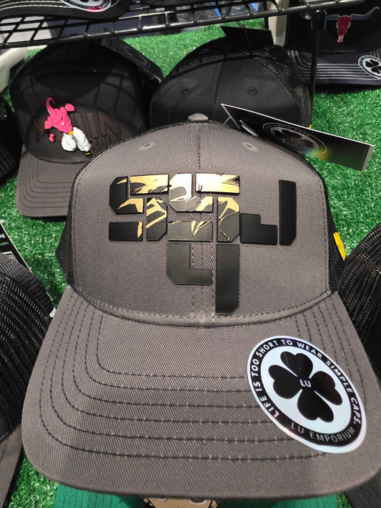 TRUCKER CAP green/   3d design, Gorra 112