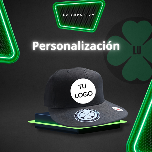 High-quality custom 3D caps designed for style and individuality."  Logo 3.5in x3in.  send logo: infocaps@luemporium.shop