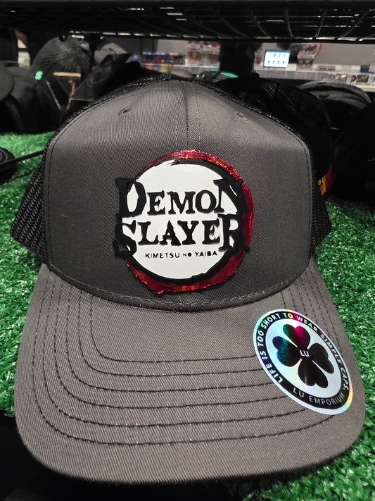 TRUCKER CAP Black/  demond s 3d design, Gorra 112