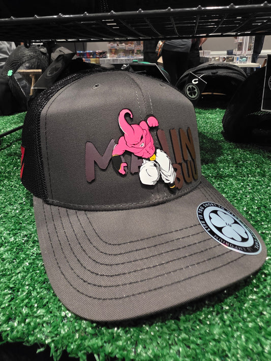 TRUCKER CAP Black/  gku 3d design, Gorra 112